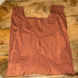 Offline but Aerie real me joggers Orange rust